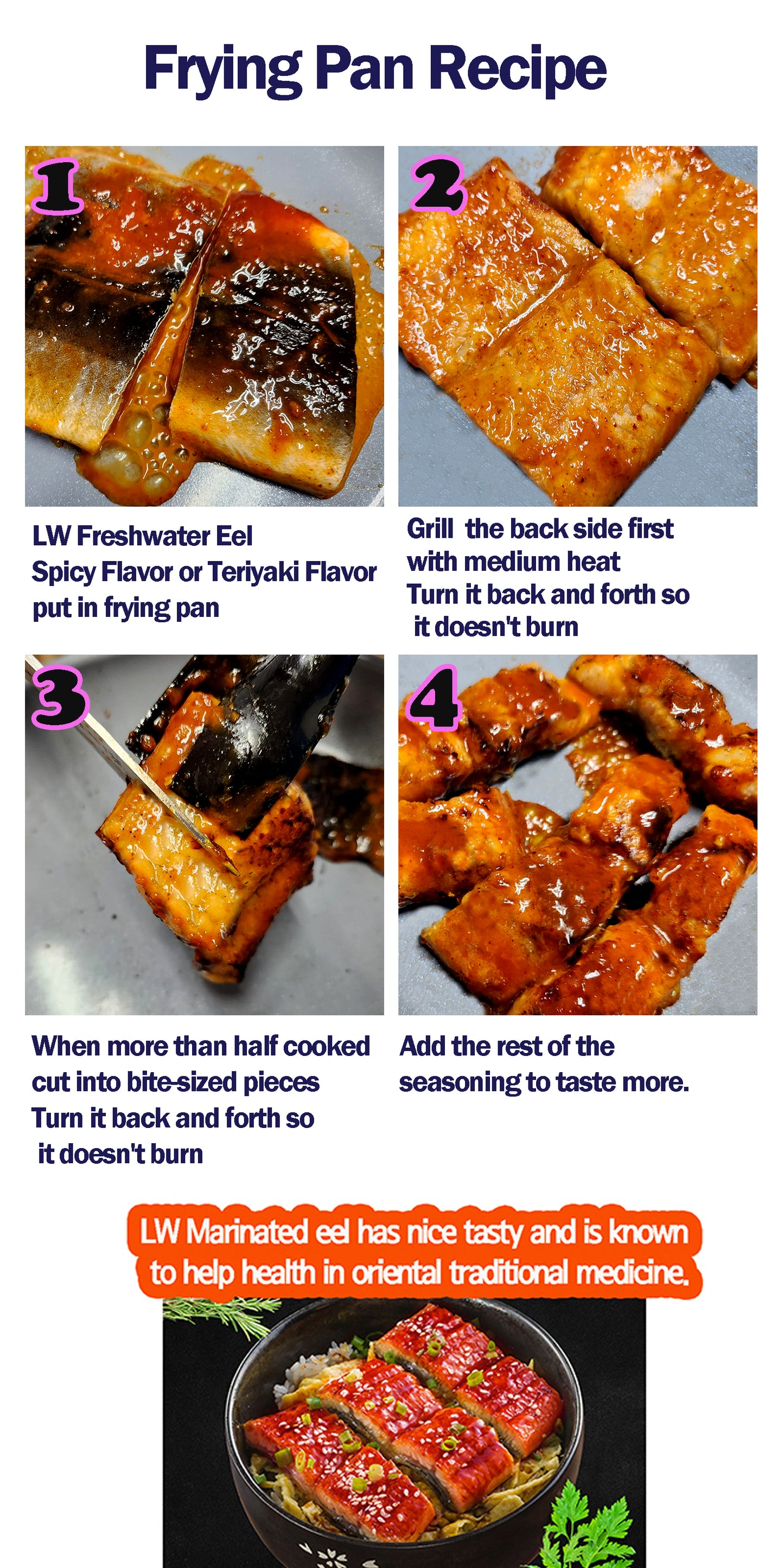 LW Freshwater Eel Teriyaki Flavor -양념장어- Unagi